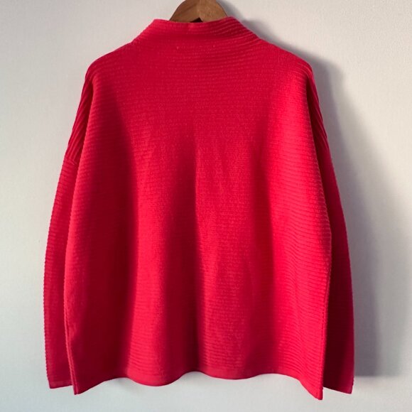 French Connection Lena High Neck Jumper Riot Red - Picture 6 of 9